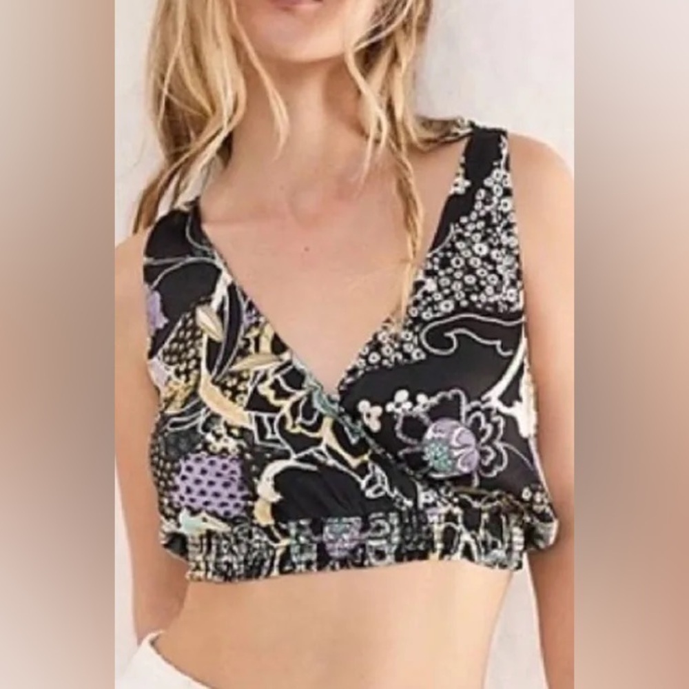 Intimately Free People Weekend in Montauk Cropped Tank Size Large Festival Vacay